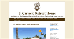 Desktop Screenshot of elcarmelo.org